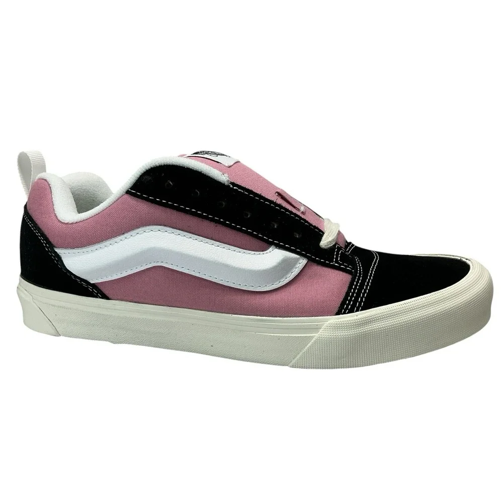 Vans Kun Skool Black and Pink Sneakers VN000D22B9P Men's Size 11.5
